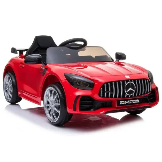 Mercedes GTR elektriskais sarkanais automobilis
