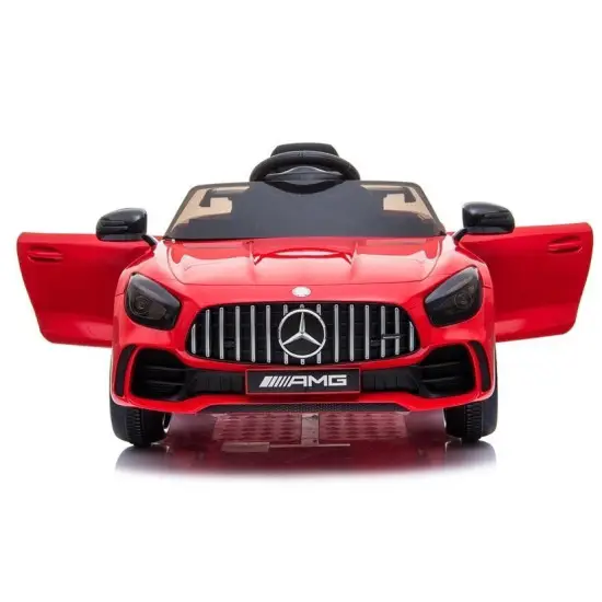 Mercedes GTR elektriskais sarkanais automobilis