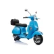Vespa elektriskais zilais motorollers