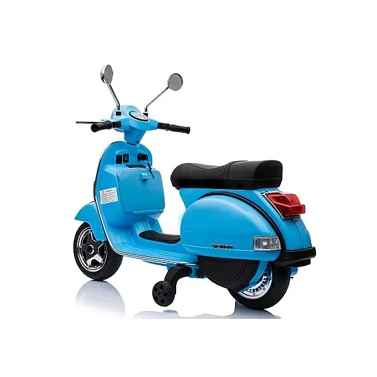 Vespa sähköinen sininen skootteri