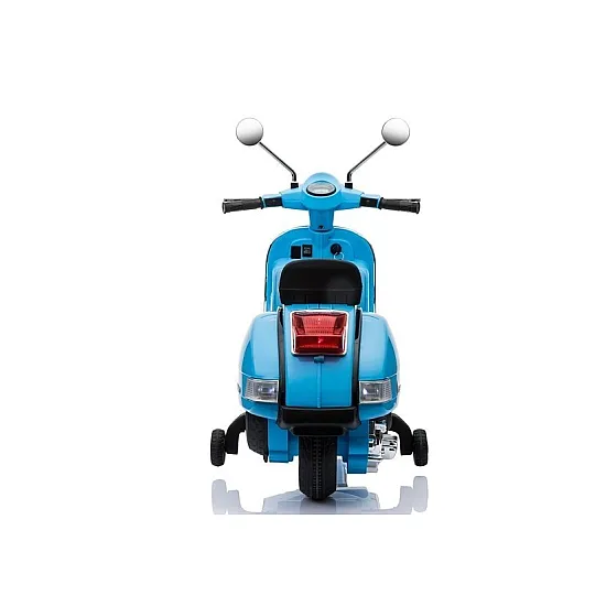 Vespa sähköinen sininen skootteri