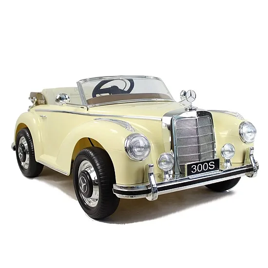 Retro stila smilškrāsas akumulatora auto LS-618 Mercedes 300S