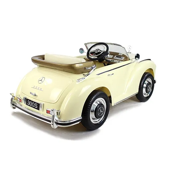 Retro stila smilškrāsas akumulatora auto LS-618 Mercedes 300S