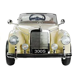 Retro stila smilškrāsas akumulatora auto LS-618 Mercedes 300S
