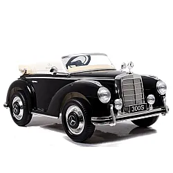 Retro stila melna akumulatora automašīna LS-618 Mercedes 300S