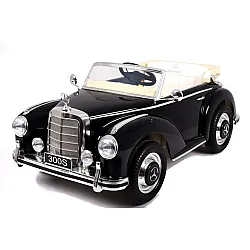 Retro stila melna akumulatora automašīna LS-618 Mercedes 300S