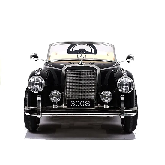 Retro stila melna akumulatora automašīna LS-618 Mercedes 300S