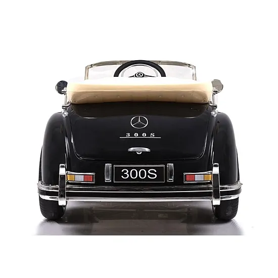 Retro stila melna akumulatora automašīna LS-618 Mercedes 300S