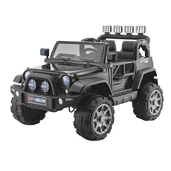 HP012 elektriskais melnais auto Automašīnas