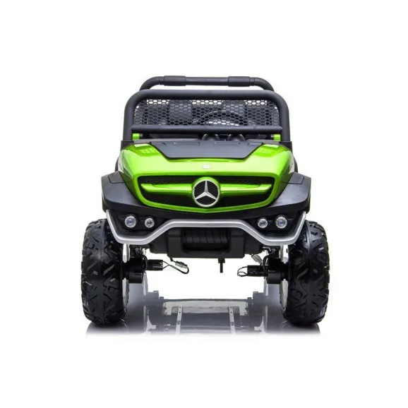 Zaļā Mercedes akumulatora automašīna Automašīnas