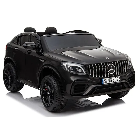 Black electric car Mercedes GLC 63S Electric machines for children