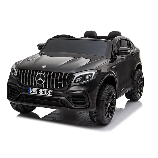 Black electric car Mercedes GLC 63S Electric machines for children