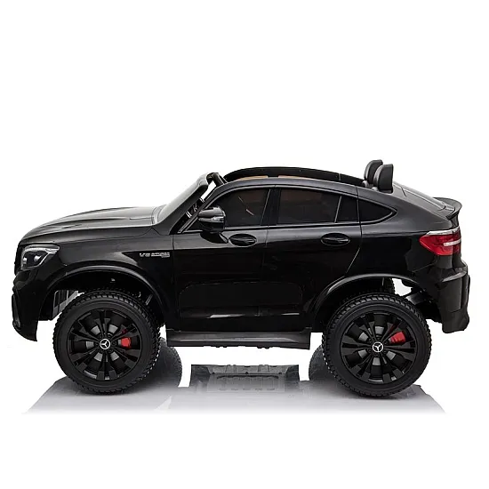 Black electric car Mercedes GLC 63S Electric machines for children