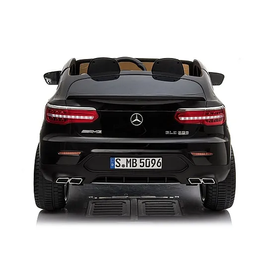 Black electric car Mercedes GLC 63S Electric machines for children