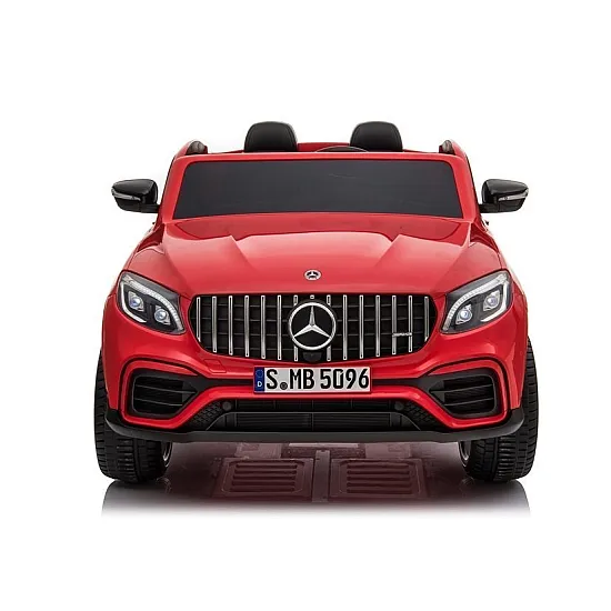Sarkans elektromobilis Mercedes GLC 63S Elektriskās mašīnas bērniem