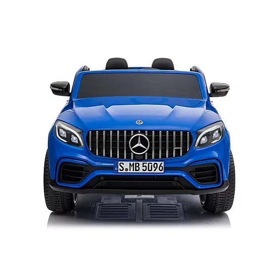 Zilais elektromobilis Mercedes GLC 63S Elektriskās mašīnas bērniem