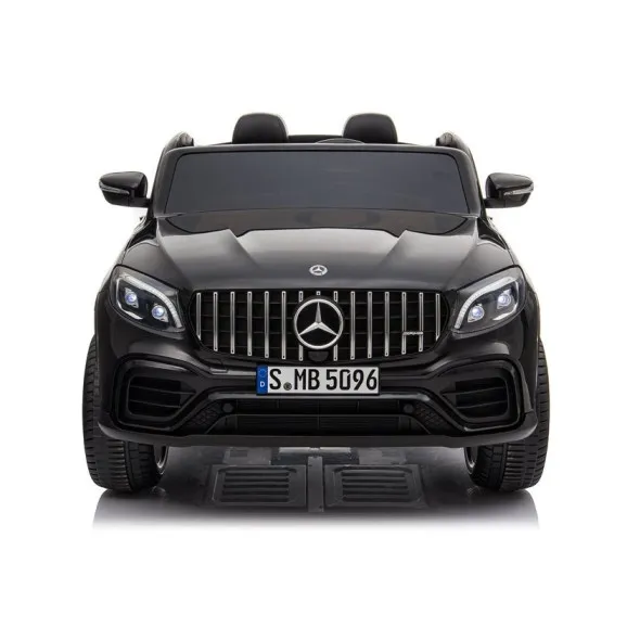 Melns elektromobilis Mercedes GLC 63S Elektriskās mašīnas bērniem