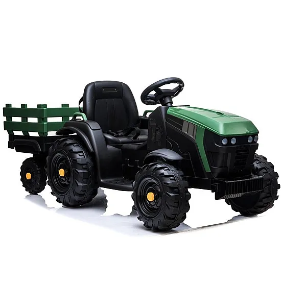 Elektriskais zaļais traktors ar piekabi BDM0925 