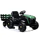 Elektriskais zaļais traktors ar piekabi BDM0925 