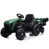 Elektriskais zaļais traktors ar piekabi BDM0925 