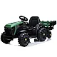 Elektriskais zaļais traktors ar piekabi BDM0925 