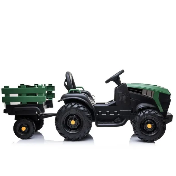 Elektriskais zaļais traktors ar piekabi BDM0925 