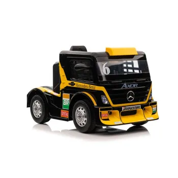 Mercedes XMX622 ar akumulatoru darbināms dzeltens traktors