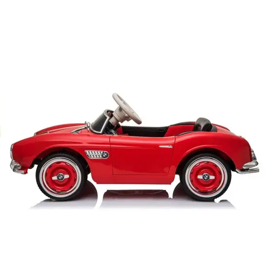 Sarkans BMW Retro SX1938 ar akumulatoru darbināms automobilis Elektriskās mašīnas bērniem
