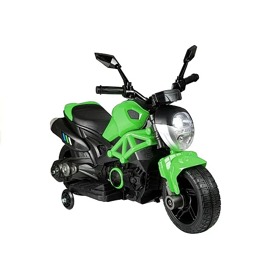 Elektrinis žalias motociklas GTM1188 Elektrinės mašinėlės vaikams