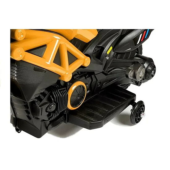 Elektrinis geltonas motociklas GTM1188 Elektrinės mašinėlės vaikams
