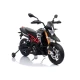 Melns bezvadu motocikls Aprilia A007