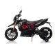 Melns bezvadu motocikls Aprilia A007 Automašīnas
