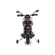 Melns bezvadu motocikls Aprilia A007 Automašīnas