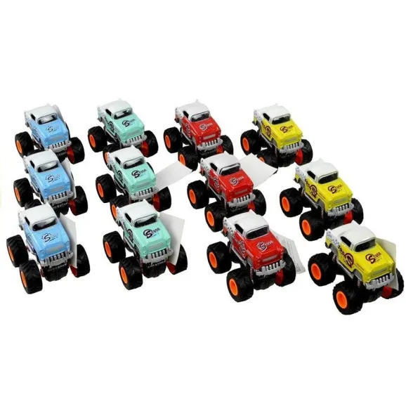 4x4 Classic Large Wheel Model 4 Colours Rotaļlietu automašīnas