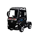 Elektriskais melnais Mercedes Actros traktors