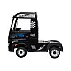 Elektriskais melnais Mercedes Actros traktors