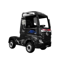 Elektriskais melnais Mercedes Actros traktors