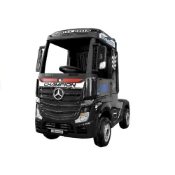 Elektriskais melnais Mercedes Actros traktors