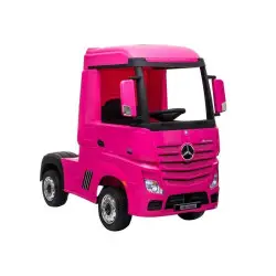 Elektriskais Mercedes Actros rozā traktors