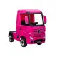 Elektriskais Mercedes Actros rozā traktors