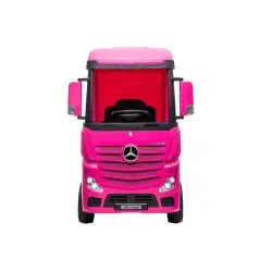 Elektriskais Mercedes Actros rozā traktors