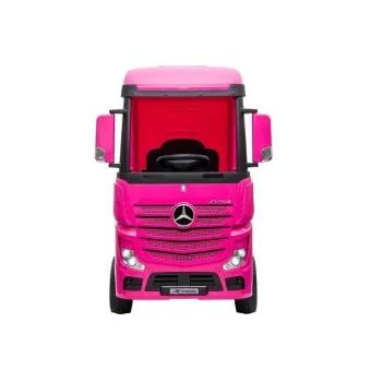 Elektriskais Mercedes Actros rozā traktors