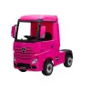Elektriskais Mercedes Actros rozā traktors