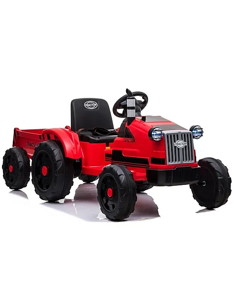 Elektriskais sarkanais traktors CH9959