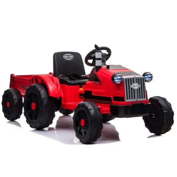 Elektriskais sarkanais traktors CH9959