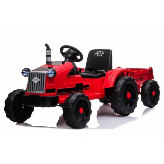 Elektriskais sarkanais traktors CH9959