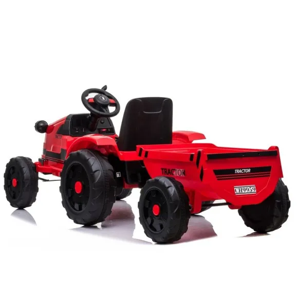 Elektriskais sarkanais traktors CH9959