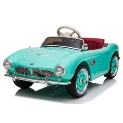 Gaiši zils BMW retro SX1938 elektromobilis