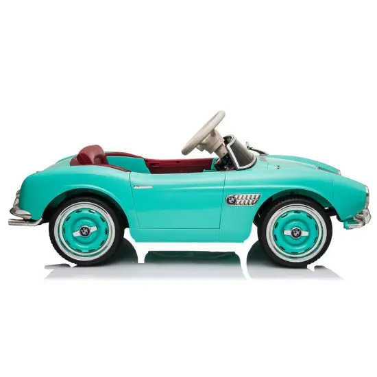Gaiši zils BMW retro SX1938 elektromobilis Automašīnas