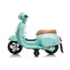 Tirkīza krāsas elektriskais motorollers Vespa GTS 300 Mini